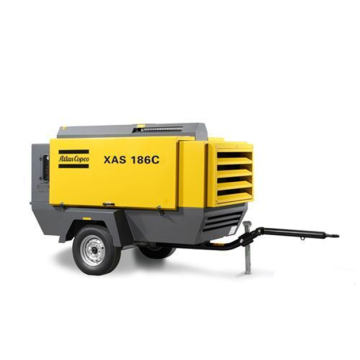 Atlas Copco 410cfm Portable Screw Compressor for Mining